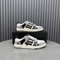 AMIRI Mint Green Paneled Low-Top Sneakers — front